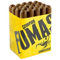 Scorpion Fumas  Robusto Connecticut (5.0"x50) Pack of 16