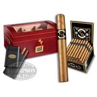 Barrel Humidor Plus Cuban Delights Selection Especial Cigars and Cigar Case Cigar Accessory Samplers