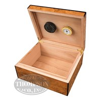 Merger High Lacquer Burl 30 Count Humidor