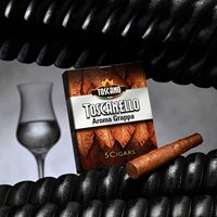 Toscanello Cheroots Grappa (Cigarillos) (3.0"x38) Pack of 5