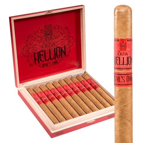 Hellion By Oliva Devil's Own Churchill Connecticut (7.0"x52) Box of 10