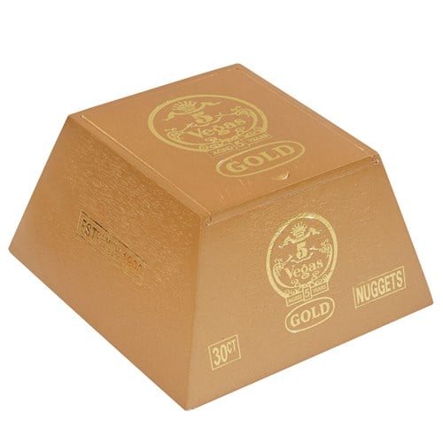 5 Vegas Gold Nuggets (Corona) (4.5"x44) Box of 30