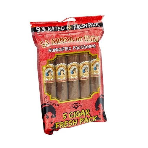 La Aroma de Cuba Monarch Fresh Packs (Toro) (6.0"x52) Pack of 5