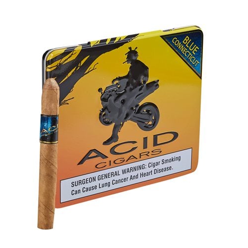 ACID Krush Classics Blue Connecticut (Cigarillos) (4.0"x32) Pack of 10