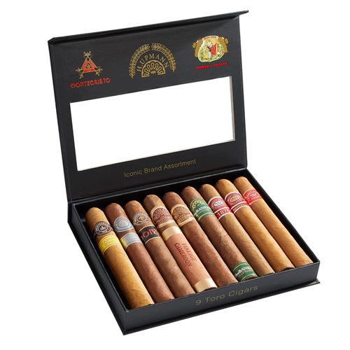 Iconic Montecristo, Romeo y Julieta, And H Upmann 9 Cigar Sampler  9-Cigar Sampler