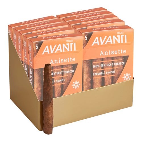 Avanti Cordials Maduro Mini Cigarillo (Cigarillos) (4.5"x34) Pack of 50