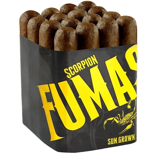 Scorpion Fumas Robusto Sungrown (5.0"x50) Pack of 16
