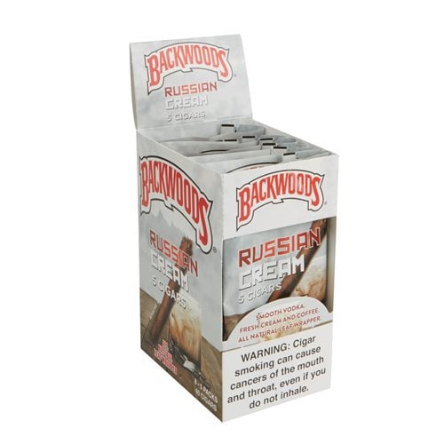 Backwoods Russian Cream Natural Cigarillos (4.5"x32) Pack of 40