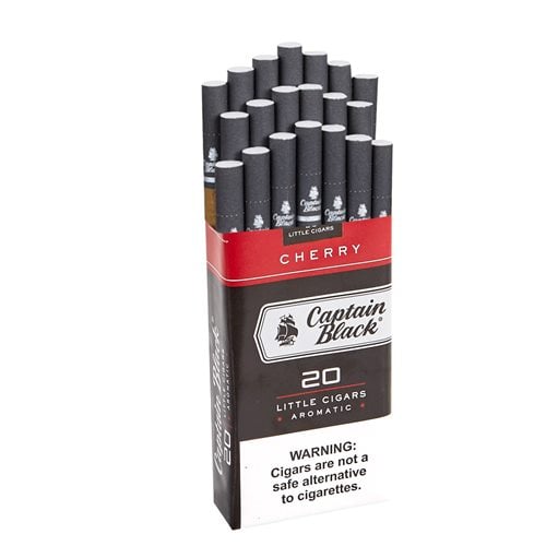 Captain Black Sweets Cherry Natural Filtered (Cigarillos) (3.8"x20) Pack of 200