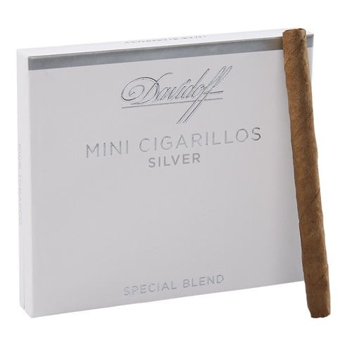 Davidoff Small Cigars Davidoff Mini Cig Silver Sumatra Mini Cigarillo Pack