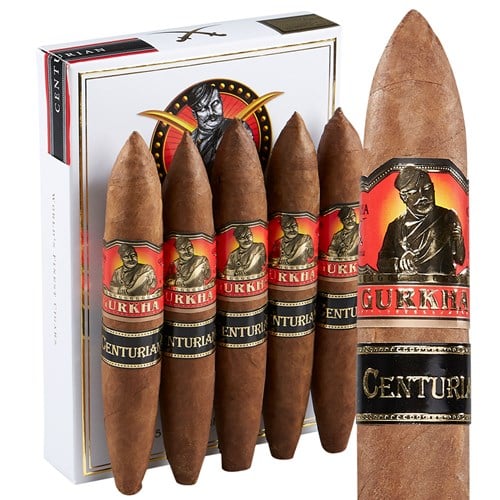 Gurkha Centurian Double Perfecto 5 Pack Fever (6.0"x60) Pack of 5