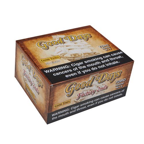Good Days Factory 2nds Natural Toro (6.0"x50) Box of 50