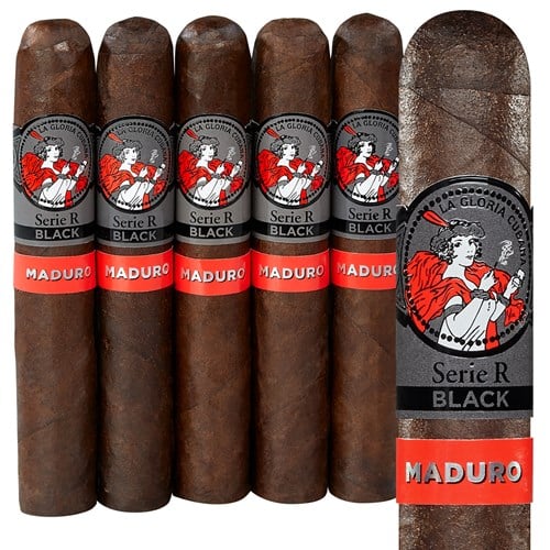 La Gloria Cubana Serie R Black Maduro No.60 Maduro Double Gordo Cigars