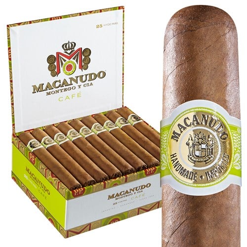 Macanudo Cafe Hyde Park Robusto Connecticut (5.5"x49) Box of 25