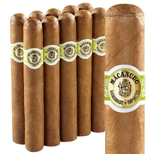 Macanudo Cafe Hyde Park Connecticut Robusto (5.5"x49) Pack of 10