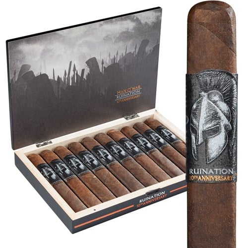 Man O' War Ruination 10th Anniversary Box-Pressed Gordo Cigars