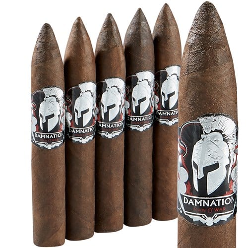 Man O' War Damnation Torpedo No. 2 Maduro 5 Pack Cigars