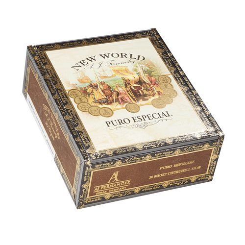 Aj Fernandez New World Puro Especiale Short Churchill Criollo (Toro) (6.0"x48) Box of 20
