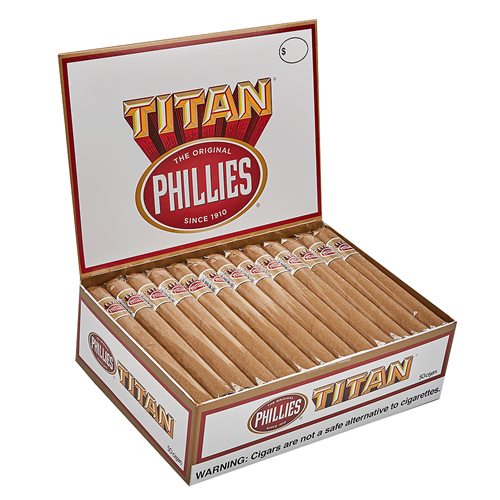 Phillies Titan Natural Lonsdale (Corona) (6.1"x44) Box of 50