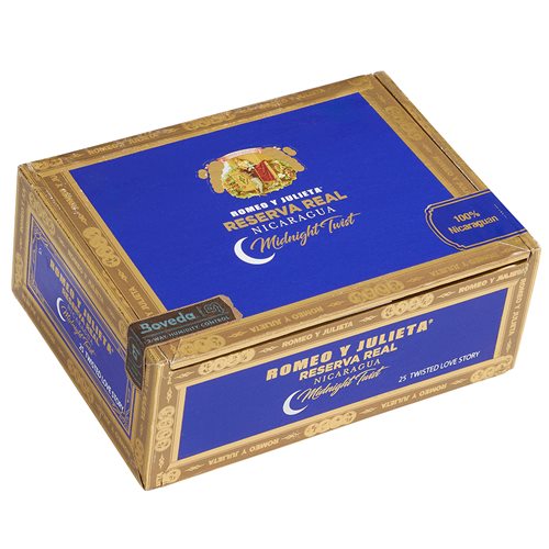 Romeo Y Julieta Reserva Real Nicaragua Midnight Twist (Corona) (4.3"x46) Box of 25