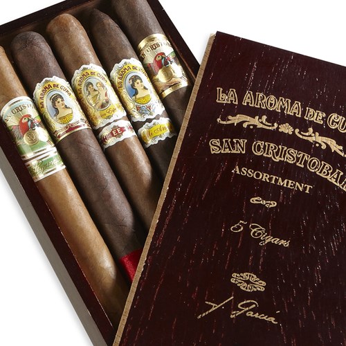 La Aroma De Cuba And San Cristobal 5 Cigar Sampler  SAMPLER (5)