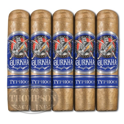 Gurkha Typhoon Gordito Connecticut 5 Pack Cigars