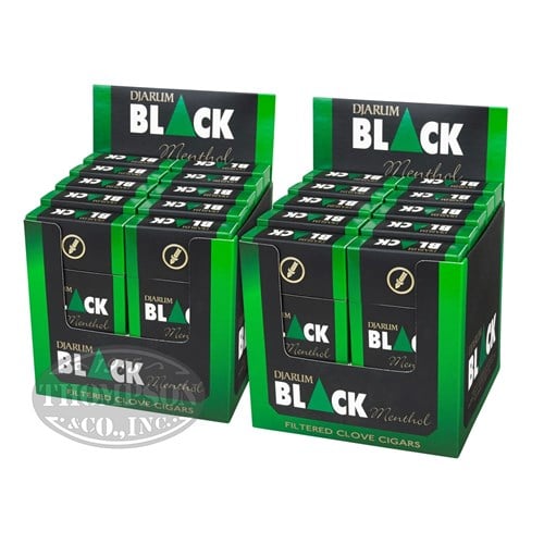 Djarum Black Emerald Natural Filtered Cigarillo Menthol 2-Fer