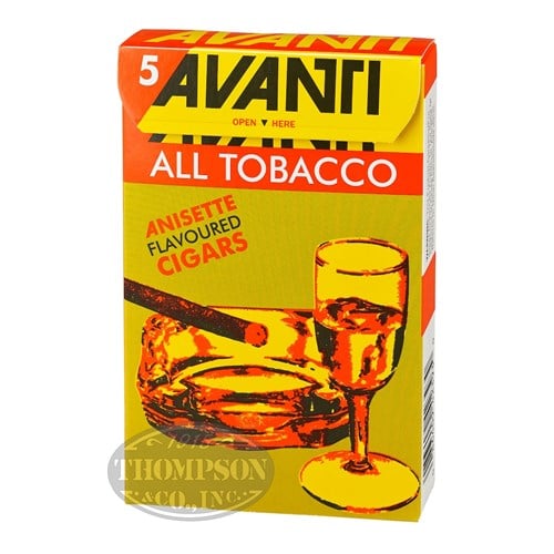 Avanti Cordials Maduro Mini Cigarillo Anisette Box of 50