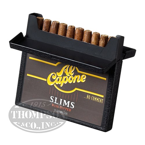Al Capone Slims Natural Mini Cigarillo Rum &#45; 10 Cigarillos