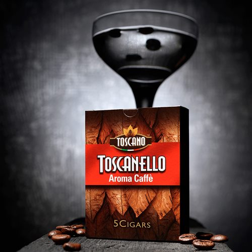 Toscanello Cheroots Caffe (Cigarillos) (3.0"x38) Pack of 5