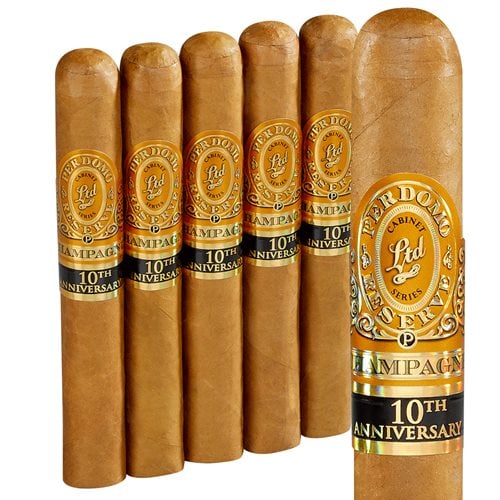 Perdomo 10th Anniversary Champagne Epicure (Toro) (6.0"x54) Pack of 5