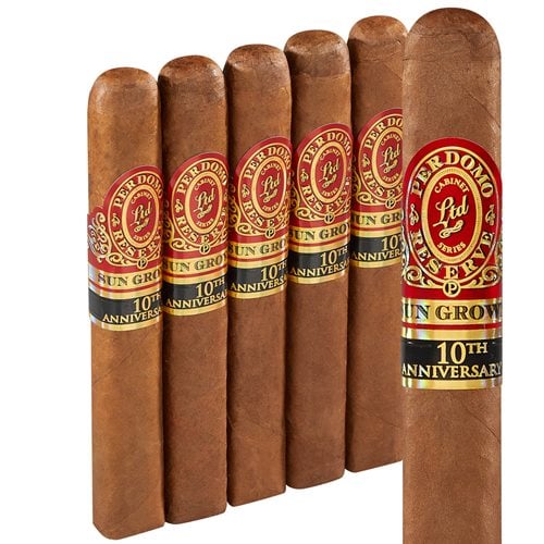 Perdomo Reserve 10th Anniversary Box-Pressed Sun Grown Churchill Cigars