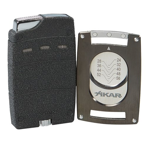 Xikar Ultra Lighter/Cutter Combo Black 