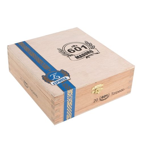 601 Blue Label Box-Pressed Torpedo Maduro (6.1"x52) Box of 20