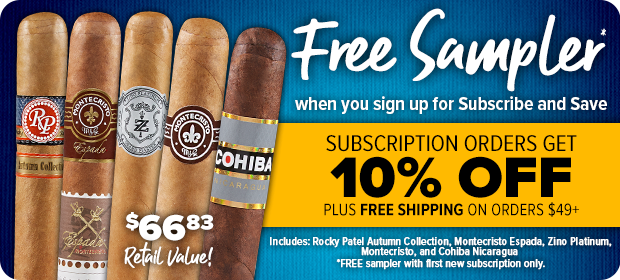 All subscription orders get 10% and free shipping over $49. First time subscribers receive a Free Sampler, a $66.83 value!