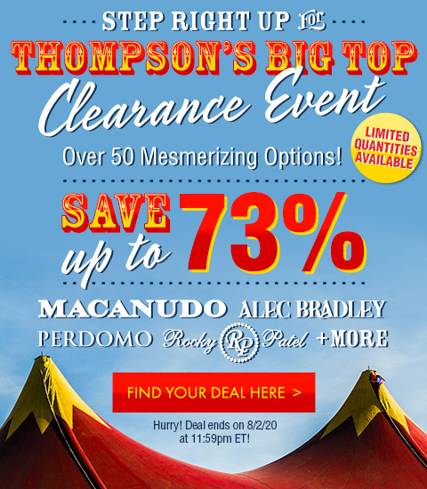 Step Right Up!  -Thompson's Big Top Clearance Event