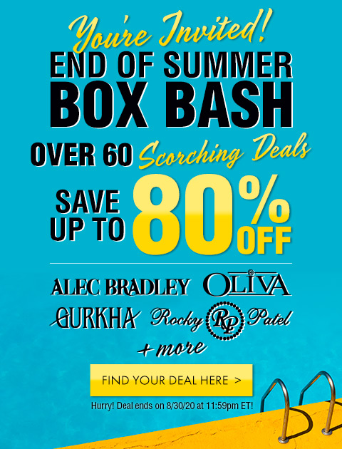 Thompson's End Of Summer Box Bash - Save Up To 80% Off! 