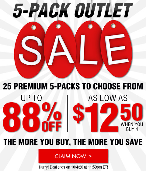 Thompson's 5-Pack Outlet Sale 