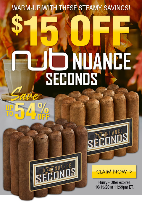 Enjoy $15 Off Nub Nuance 2nds - Save Up To 54% Off!