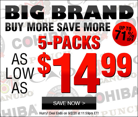 U-Build-It Big Brand Edition - 20 Premium Cigars - Only $89.99!