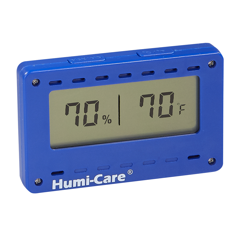 Humi-Care Black Ice Digital Hygrometer - Thompson Cigar