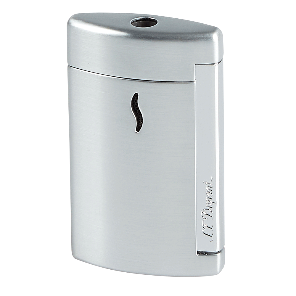 S.T. Dupont Minijet Jet Lighter - Chrome Finish, Rechargeable, Compact Design