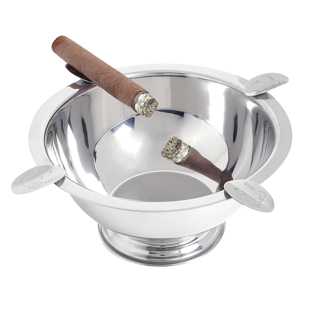 CA-ST-4ST Stinky 4 Stirrup Tall Stainless Steel Cigar Ashtray 