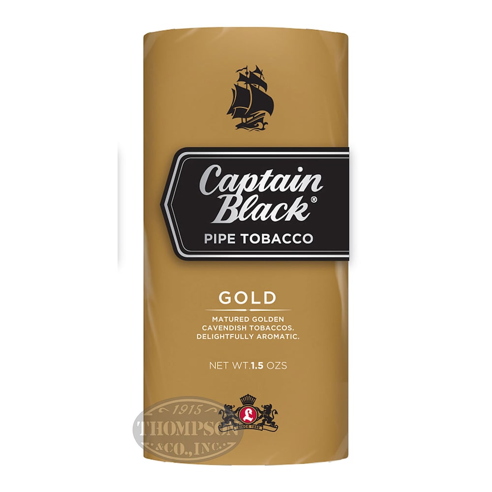 Captain Black Gold Pipe Tobacco Pouch - Thompson Cigar