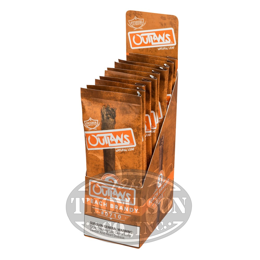 Swisher Sweets Outlaws Natural Cigarillo Peach Brandy - Thompson Cigar