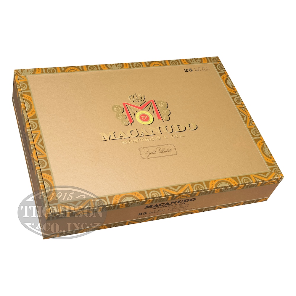 Macanudo Gold Label Tudor – Caja C/25 Puros – Tabacos Fuertes