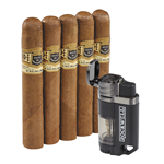 Hoyo Excalibur And Cigar Lighter Combo  5 Cigars
