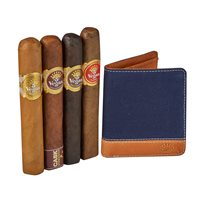 5 Vegas Sampler & Wallet Combo  4 Cigars