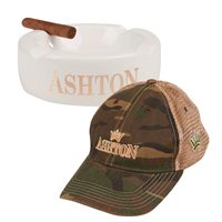 Ashton Ashtray & Hat Combo  Cigar Accessory Sampler