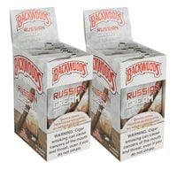 Backwoods Cigarillo Natural Russian Cream 2-Fer (Cigarillos) (4.5"x32) Pack of 80